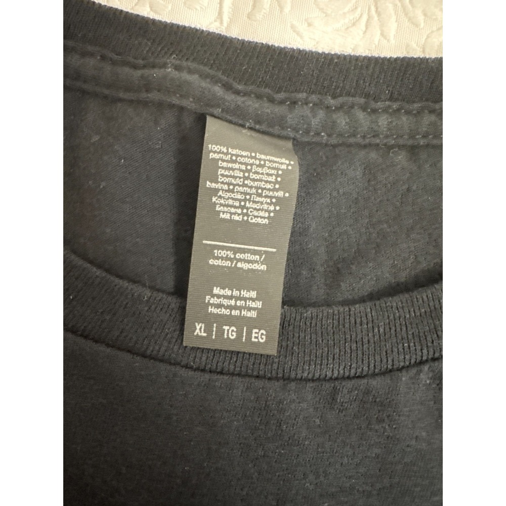 Mens‎ Black Texas Graphic T-Shirt Size XL Short Sleeve Cotton Round Neck Casual - Picture 3 of 7